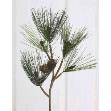 Rama de pino artificial JEDRIK con piñas, 40cm