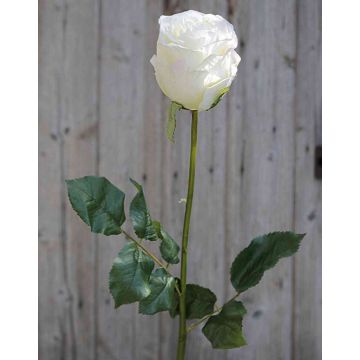 Rosa artificial OPHELIE, rosa-crema, 85cm, Ø7cm