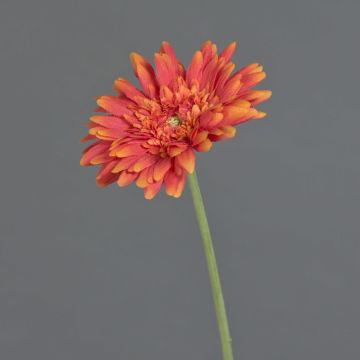 Gerbera artificial AITANA, naranja, 55cm