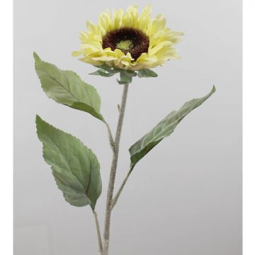Girasol artificial MARIETTA, amarillo claro, 85cm, Ø15cm