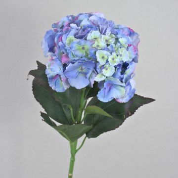 Hortensia artificial ANGELINA, azul-violeta, 70cm, 23cm