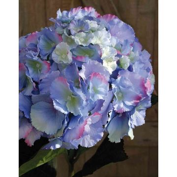 Hortensia artificial ANGELINA, azul-violeta, 70cm, 23cm