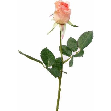 Rosa artificial HOLLY, rosa, 35cm, Ø4cm