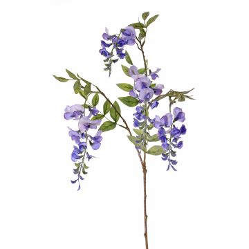 Rama de glicina artificial SOULA con flores, azul, 80cm