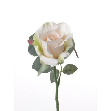 Rosa artificial ELLI, crema-rosa, 30cm, Ø6cm