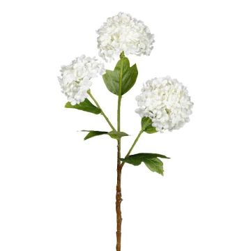Rama decorativa de bola de nieve SKORNE, color blanco, 60 cm