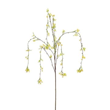 Rama decorativa de jazmín GLAFOR, colgante, amarilla, 135 cm