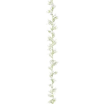 Guirnalda de flores artificiales de gypsophila LORBI, blanca, 185 cm