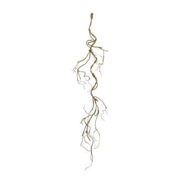 Rama artificial de sauce retorcido GLORVI, marrón, 115 cm