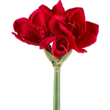 Flor de plástico amarilis LIKONE, roja, 65 cm