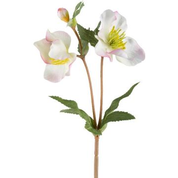 Rama de flores artificiales Rosa de Navidad IRAFESA, rosa claro, 40 cm
