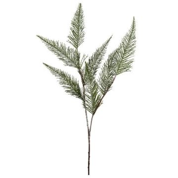 Rama artificial de helecho VRENTO, nevada, verde-blanca, 75 cm Rama artificial de helecho VRENTO, nevada, verde-blanca, 75 cm