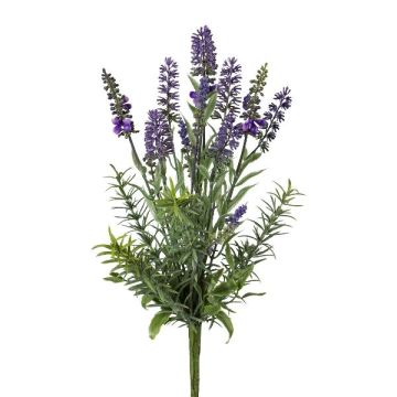 Flor artificial lavanda BLIMOR, varilla, tupida, violeta, 35 cm