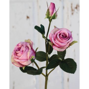 Rosa artificial DELILAH, rosa, 55cm, Ø6cm