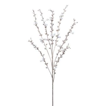 Rama decorativa de bayas falsas DRIMAX con bayas, rosa dorado, 80 cm