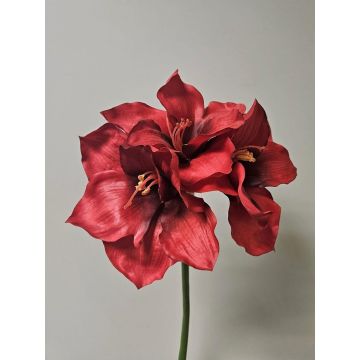 Amaryllis artificial SARNUK, rojo, 80 cm