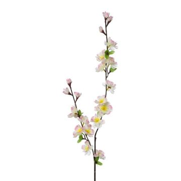 Rama artificial de cerezo japonés SLORIX con flores, rosa y blanco, 85 cm
