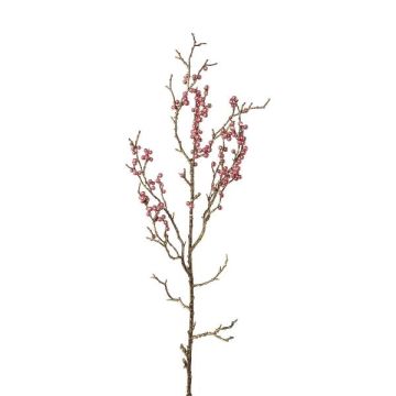 Rama decorativa de bayas KLIMOR, bayas, rosa oscuro, 60 cm