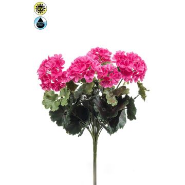 Geranio artificial BAKLIN en varilla, crossdoor, rosa fuerte, 40 cm