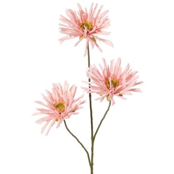 Rama artificial de crisantemo LASDIM, rosa claro, 75 cm, Ø 11 cm
