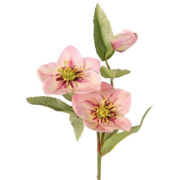 Rama artificial de rosa de Navidad SUNMYN, rosa, 55 cm, Ø 8-10 cm