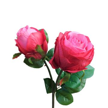 Flor artificial rosa RENATUS, rosa-rosa, 45 cm, Ø 6-8 cm