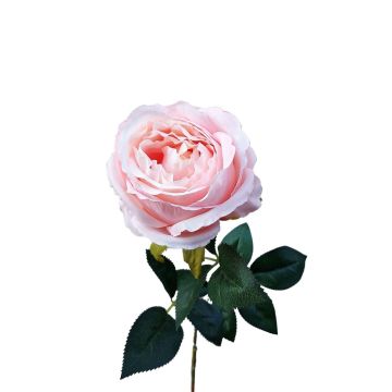 Flor artificial rosa CHERLEN, rosa pálido, 60 cm, Ø 10 cm