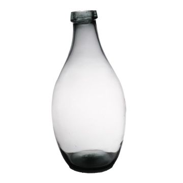 Florero de cristal OMAIA, reciclado, transparente, 37cm, Ø19cm