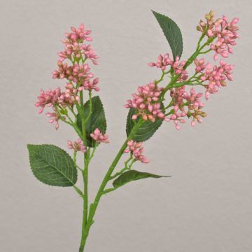Rama de viburnum artificial LABIBA con capullos, rosa, 60 cm