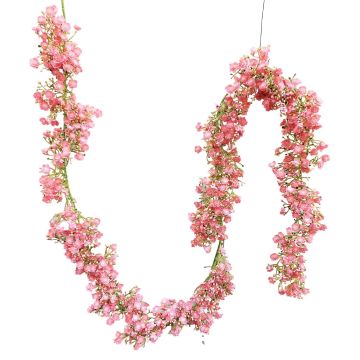 Guirnalda de gypsophila artificial LITAGO, rosa-rosa, 180 cm