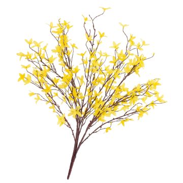 Forsitia arbusto de plástico LOVIS, con flores, amarillo, 60cm