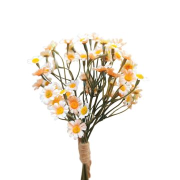 Ramo de flores artificiales crisantemos pequeños WEMKE, rosa claro-crema, 35 cm, Ø 13 cm