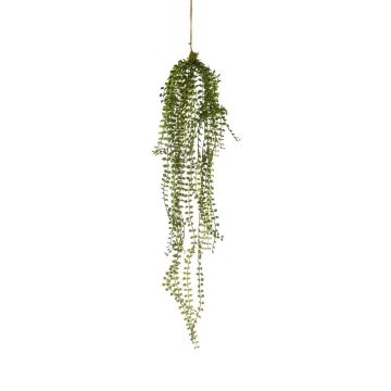 Planta artificial colgante Ficus pumila LIVIAN, verde, 90 cm