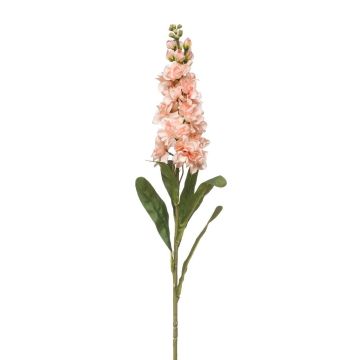 Flor artificial Levkoje DIHALLA, melocotón, 80 cm