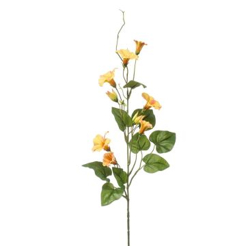Rama decorativa de petunia KORFEN, amarillo-melocotón, 75 cm