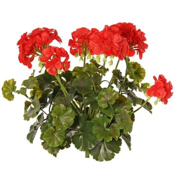 Geranio artificial MALINA en varilla, crossdoor, rojo, 40 cm
