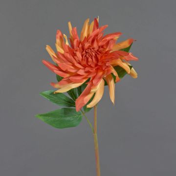 Flor artificial de dalia GREWAL, naranja, 70 cm