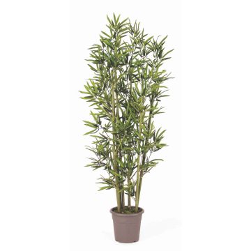 Bambú artificial KUSJA, varas de bambú natural, cruzadas, 175 cm - Fabricado en Italia
