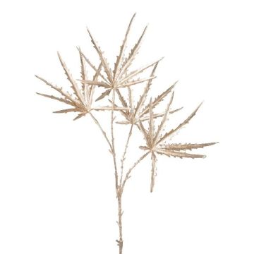 Rama artificial de aralia DROVAL, champán, 65 cm