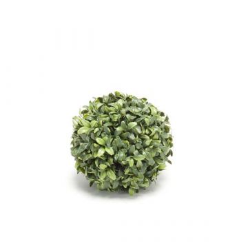 Bola de boj artificial TOM, rejilla de plástico, verde, Ø15cm