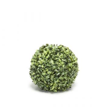 Bola de boj artificial TOM, rejilla de plástico, verde, Ø20cm