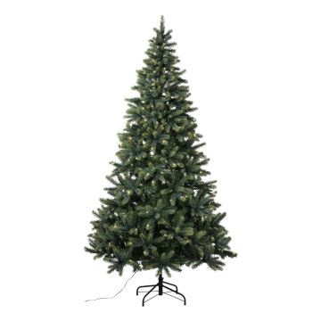 Árbol artificial abeto CUNDAY, LED, 240 cm, Ø 135 cm
