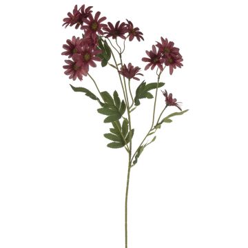 Marguerita artificial FENAS, rojo oscuro, 65 cm