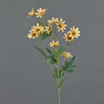 Marguerita artificial FENAS, amarillo-naranja, 65 cm