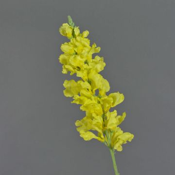 Flor artificial boca de dragón FOLET, amarilla, 100 cm