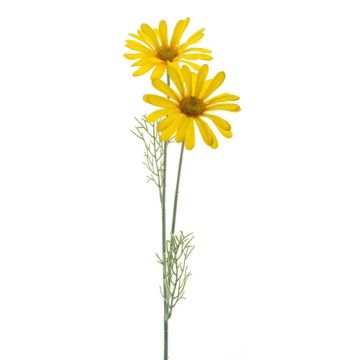 Margarina decorativa SOPY, amarilla, 55 cm