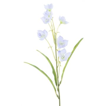 Flor textil genciana REGGY, color lila claro, 50 cm