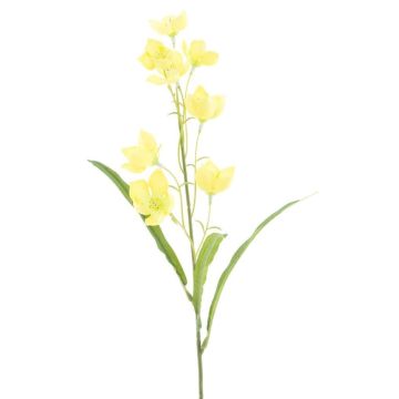 Flor textil genciana REGGY, color amarillo, 50 cm