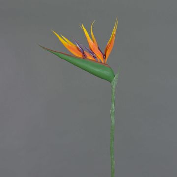 Strelitzia sintética ALLISSA, naranja-violeta, 90cm, 17x24cm