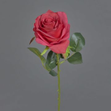 Rosa sintética SIMONY, rojo, 45cm, Ø8cm